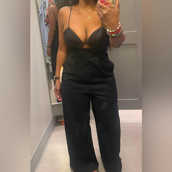 Future Collective Jenny K Lopez Strappy Cut-Out Wide Leg Jumpsuit 16 - Picture 3 of 3